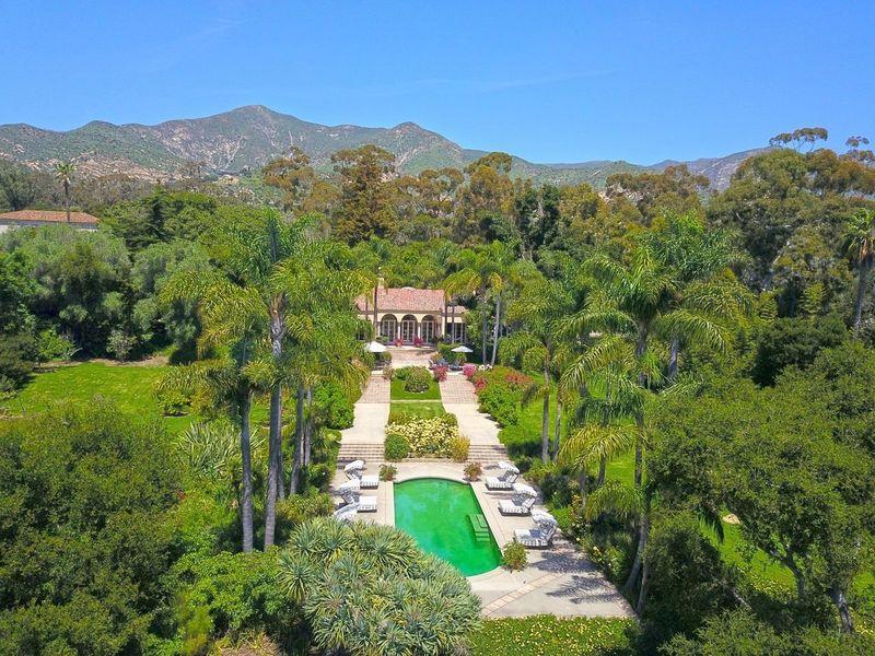 A second Montecito home, known as ‘Gloria,’ is also being listed by the Sperlings for $16.495 million.