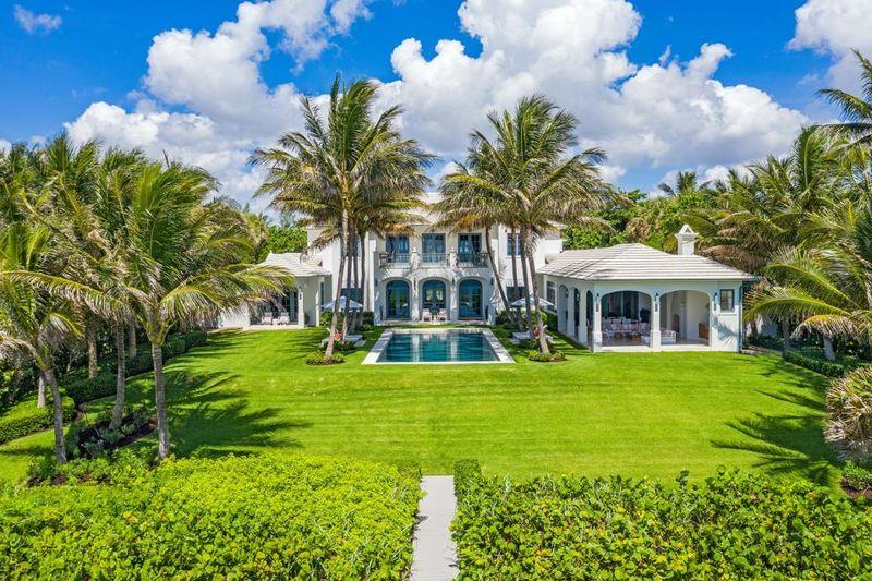 oceanfront mansion in Gulf Stream, Florida