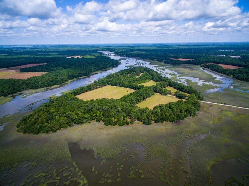 Hoopstick Island in Johns Island, South Carolina