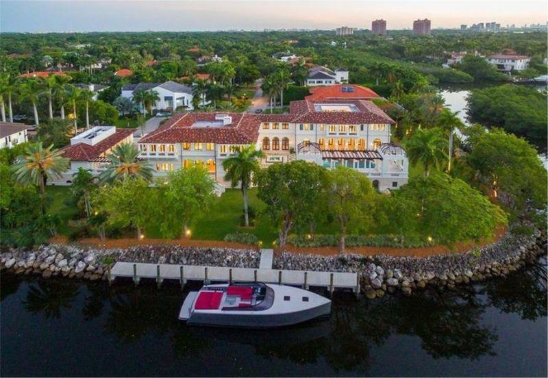 Marc Anthony Lists Waterfront Coral Gables Villa for $27 Million