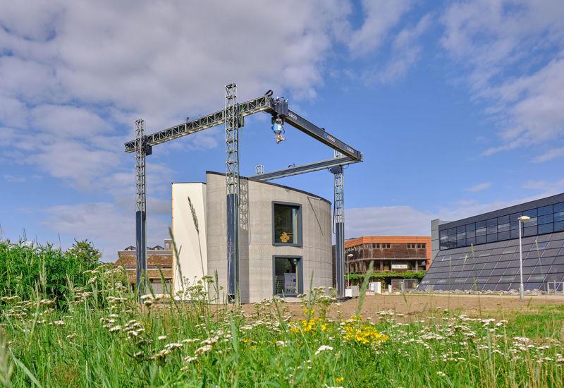 3D-printed model home by Kamp C in Westerlo