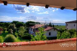 Lake Trasimeno - LAKE VIEW RESORT WITH POOL FOR SALE IN UMBRIA
