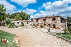 Tuscany - RAPOLANO TERME: FARMHOUSE WITH GARDEN AND OLIVE GROVE FOR SALE