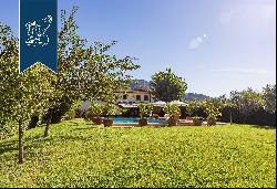 Charming villa with swimming pool for sale in Massarosa