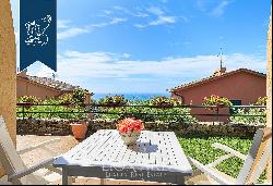 Refined estate with panoramic views of the sea of the Riviera di Levante