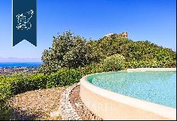Luxury home with a view of the Tyrrhenian Coast, from the Gulf of La Spezia to Livorno