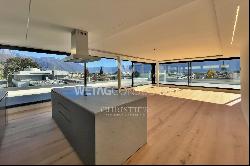 Luxury 5,5 room duplex-penthouse apartment with view on Lake Maggiore in Ascona for sale