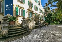 Prestigious period villa in an intimate position for sale in Massarosa