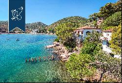 Sea-facing villa surrounded by 5,000-sqm of Mediterranean scrub by Monte Argentario's sea