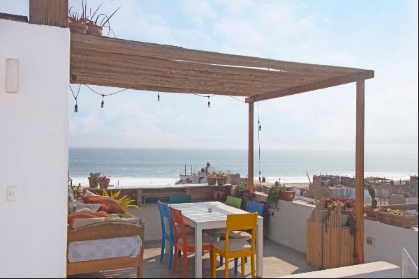 Charming beach house with a magnificente view of the sea in Punta Negra