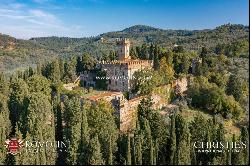 Tuscany - CASTLE FOR SALE IN FIESOLE WITH VINEYARDS, OLIVE GROVE AND INFINITY VIEWS OF FL