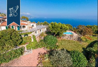 Panoramic estate for sale on top of a hill along the Ligurian Riviera