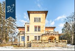 Luxury villa for sale overlooking the romantic Lake Lavarone, a pearl of the Dolomites
