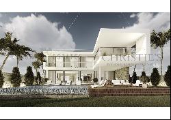 Modern new villa in Cala Vinyas with partial sea view