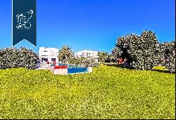 Luxury estate with a pool and golf putting green for sale in Monopoli