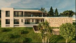 Modern new villa with sea view in Costa den Blanes in the southwest of Mallorca
