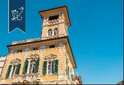 Finely-renovated estate with a charming panoramic turret in Viareggio