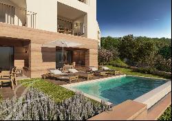 T2 Luxury apartment in Algarve, private swimming pool, countryside