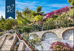 Luxury villa with a pool and fruit orchard for sale in Bordighera