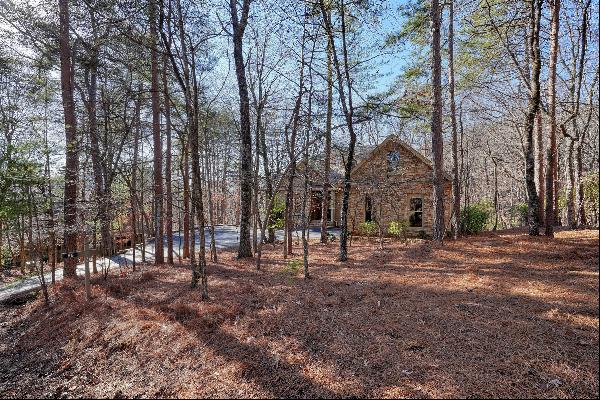 Charming Mountain Cottage on 1+/- Acre in Big Canoe