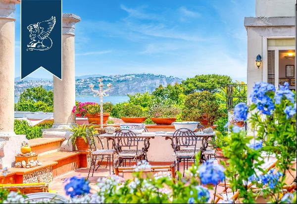 Luxury villa with panoramic terraces for sale in the heart of Procida