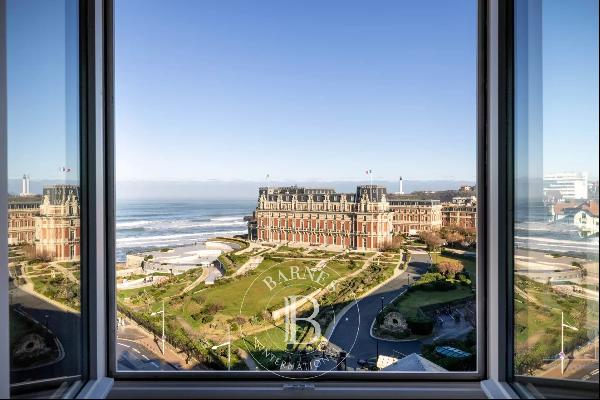 BIARRITZ, TOWN CENTER, 107 SQ.M APARTMENT WITH SEA VIEW