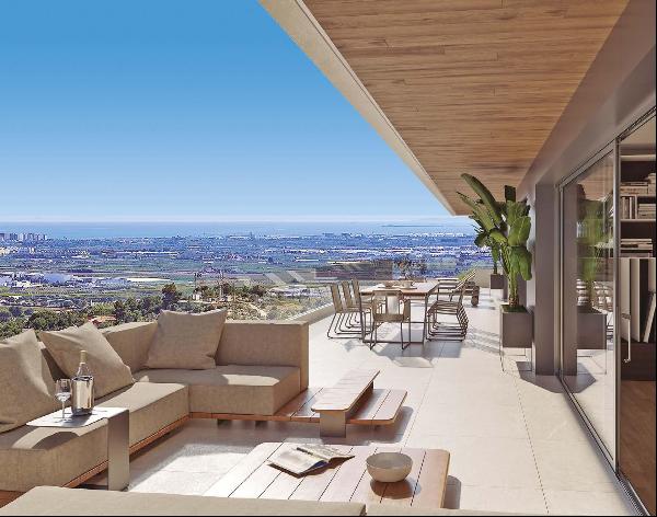 Luxury penthouse with breathtaking views in Sagunto for rent