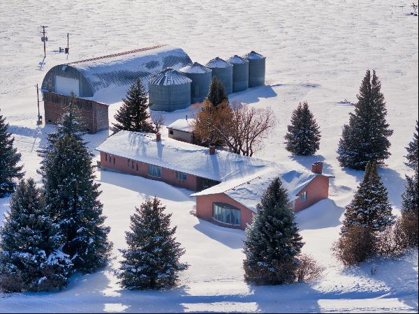 Farmhouse with Mountain Views