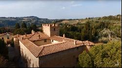 Fairy-tale Castle, Chianti vineyards, pools, Florence-Tuscany