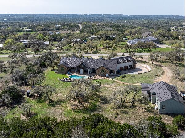 Hill Country Haven with Guest House + Pool on Over 2 Acres