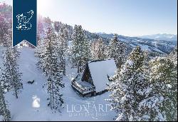 Luxury lodge with a panoramic terrace above the Val di Fiemme for sale