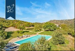 Prestigious estate surrounded by luxuriant Mediterranean nature for sale just above the ce
