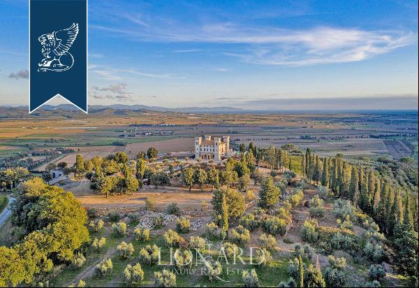 Exclusive 19th-century Wine&Spa Resort with vineyards and olive groves in the Tuscan Marem