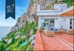 Elegance, panoramic view and a redined style for sale in a Capri property