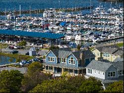Marina and Bay Frontage Cape Cod Style House