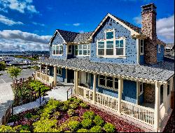 Marina and Bay Frontage Cape Cod Style House