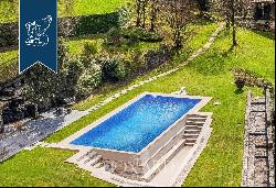 Luxury and designer estate with a spectacular view of the hills of the province of Bergamo