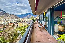 Residence with penthouse & five apartments for sale in a strategic location in Bellinzona