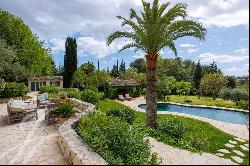 Chateauneuf-Grasse -gorgeous provencal villa in absolute quiet