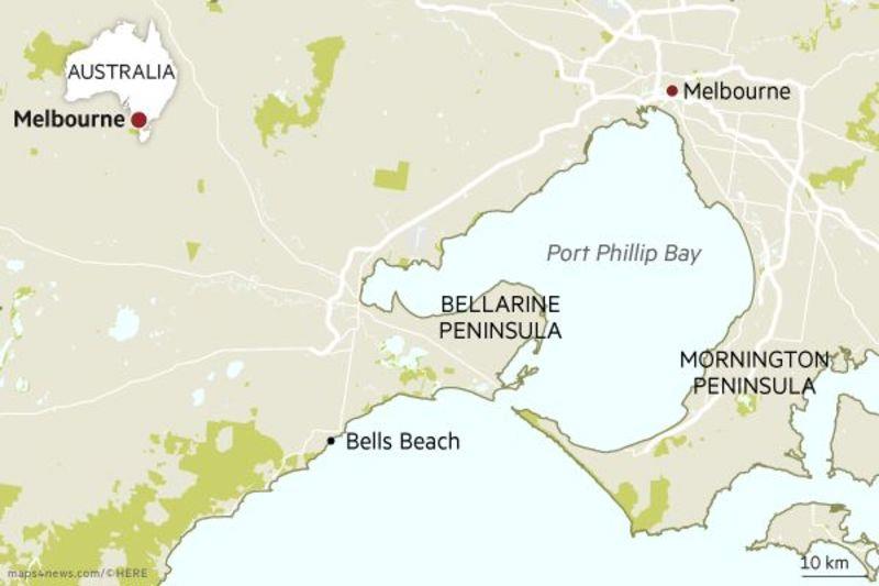 Bells Beach Australia Map A Home For Surfing In Bells Beach, Australia | Ft Property Listings