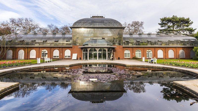 Frankfurt's Palmengarten, the tropical botanical garden founded in 1868