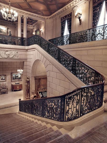 Staircase of the Frick Collection in New York, where the firm is designing the renovation