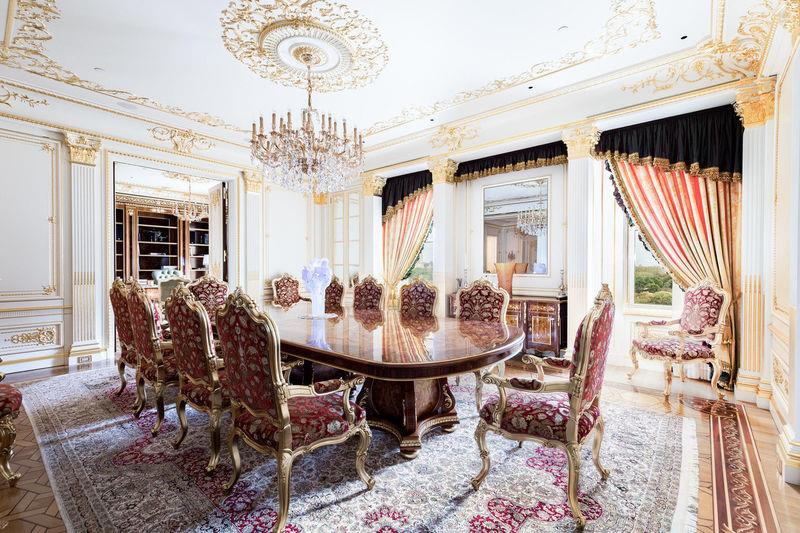 gilded apartment in the Plaza Hotel