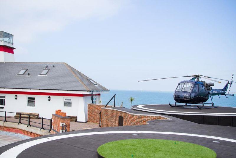 island fort off the Hampshire coast