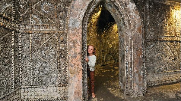A seaside grotto mysteriously clad with millions of shells inspired my fantasy collector’s home