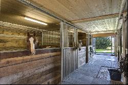 An authentic and historic farm with equestrian facilities