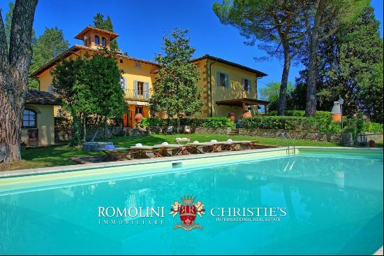 MANOR VILLA FOR SALE CHIANTI CLASSICO FLORENCE TUSCANY