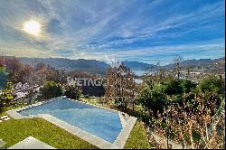 Spacious villa with swimming-pool & wonderful Lake Lugano view for sale
