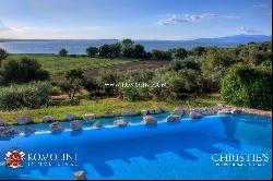 Lake Trasimeno - LAKE VIEW RESORT WITH POOL FOR SALE IN UMBRIA