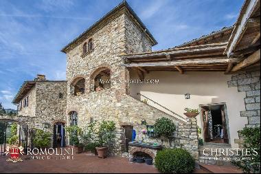 Chianti - STONE HOUSE WITH OLIVE GROVE FOR SALE IN GREVE IN CHIANTI
